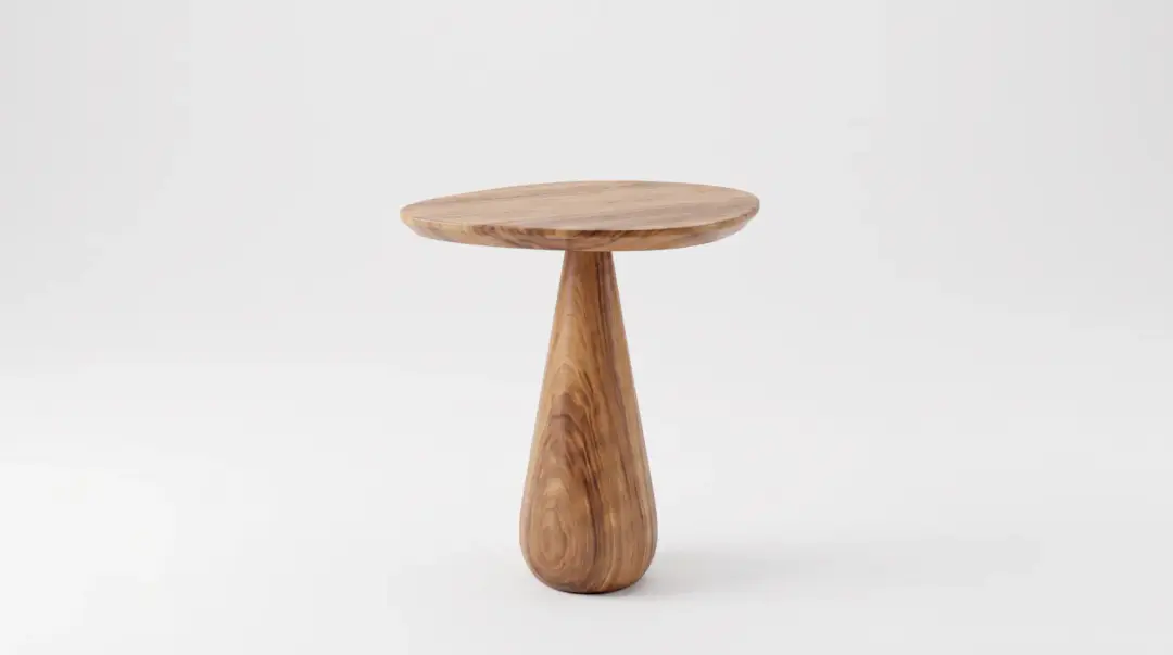 Mesa de Apoio Orgânica Base Gota Alta 50 cm | Volume A — foto 2