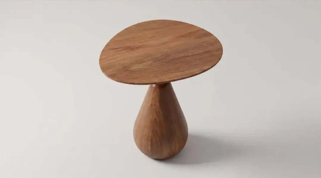 Mesa de Apoio Orgânica Base Gota Alta 50 cm | Volume A — foto 3