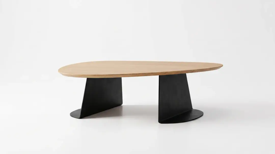 Mesa de Centro Orgânica em Madeira 60 cm | Volume A — foto 3